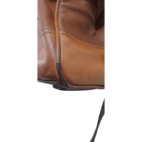 Tumi Beacon Hill Irving Slim Briefs Business Tan Leather Messenger Bag - Picture 8 of 16